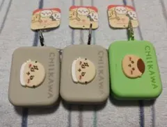 ちいかわ　ミニシリコンポーチ　ラッコ　くりまんじゅう　３個セット