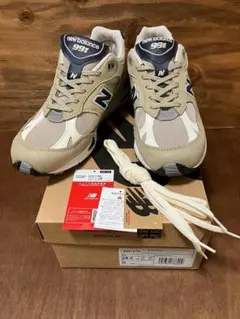 新品30cmUK製】New Balance 991GR グレー - メルカリ