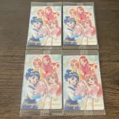 プリキュア ウエハース 9 ひろがるスカイ！プリキュア 集合 カード 4枚 ⑥