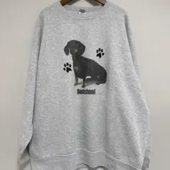 90s usa製 犬 スウェット XXL-size