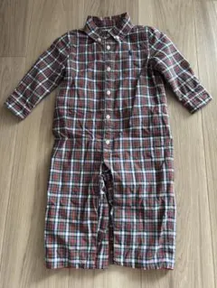 Ralph Lauren ラルフローレン　チェック　ロンパース　75