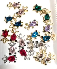 限定1 金魚型チャーム 多色 20個 MIX