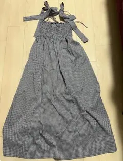 ギンガムチェック キャミワンピ