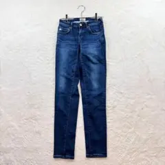 ☆【サムシング エドウィン】24×29 紺 デニムパンツ スリム ストレッチ