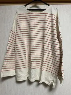 RETRO GIRL ストライプ柄 長袖Tシャツ