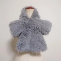 Casselini リボン ファー ティペット