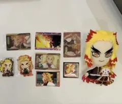 【まとめ売り】鬼滅の刃　煉獄さんセット　マスコット　ぬいぐるみ　ラバマス　他