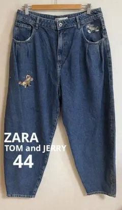 ▪️ ZARA ザラ　トムとジェリー　プリント　デニム　バルーンパンツのサムネイル