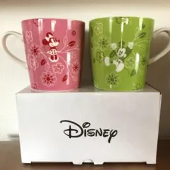 【新品、未使用品】ディズニー ミッキー　ペアマグカップ