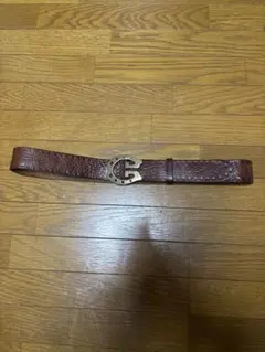 ヴィンテージ スタッズ レザーベルト　swag