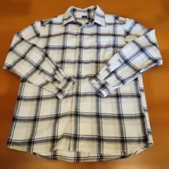 ユニクロ　ネルシャツ　メンズ　M