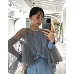 新品未使用タグ付き SNIDEL ラベンダー シアーコンビニット - メルカリ