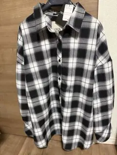 セシルマクビー　チェック柄シャツ　Lサイズ新品未使用