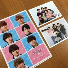 なにわ男子□コンビニ限定クリアファイル　公式写真