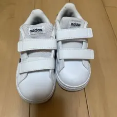 adidas ベルクロスニーカー 7K ホワイト 14