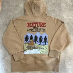 NATURE Hunt フード付きパーカー ベージュ