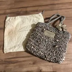 アンテプリマ　ベロア入りハンドバッグ　美品