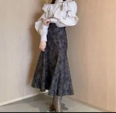 【美品✨】SNIDEL ヘムフレアマーメイドスカート00サイズ