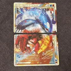 ポケモンカード カイオーガ&グラードンLEGEND 2枚セット - メルカリ