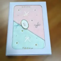 TOCCA☆お花の刺繍とリボンのタオルハンカチ