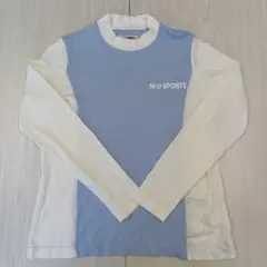 【美品】M-U SPORTS レディース長袖モックネックシャツ L