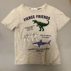 H&M スパンコールTシャツ　恐竜