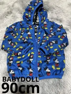 BABYDOLL リバーシブル ミッキー アウター ジャンパー 90