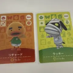あつまれどうぶつの森 amiiboカード リチャード ラッキー