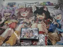 新品未開封 ホロライブゲーマーズ 6周年記念 ラバーマット カードスリーブ