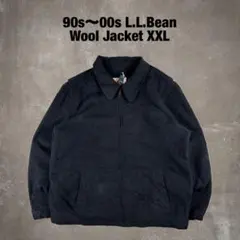 90s~00s L.L.Bean ウール スポーツジャケット ブルゾン スイング