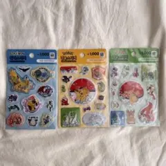 韓国限定 ポケモン シール ぷくぷくシール ウォーターシール ダイソー