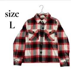 海外古着【L】BB DAKOTA チェック柄長袖