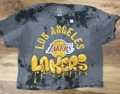 LAKERS タイダイ クロップドTシャツレディース