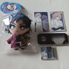 鬼滅の刃　冨岡義勇　chibiぬい　カード　アクリルチャーム　ロング缶バッジ