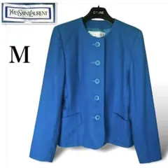 ウールジャケット ノーカラージャケット