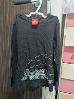 OJICO 黒 長袖カットソー SL人吉 8A ロンT ブラック オジコ