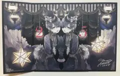 黒執事 Gファンタジー 25周年 ミニ屏風型書き下ろし複製サイン色紙