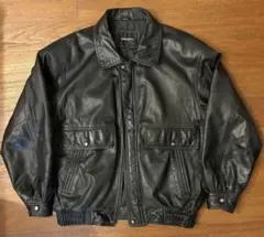 極美品 90's DURANTE ラムレザー 羊革 本革 黒 短丈 Y2K