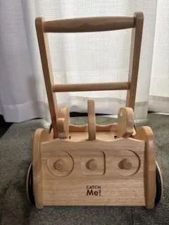 CATCH Me! 木製カタカタ手押し車 型はめパズル付き　野中製作所のサムネイル