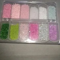 ビ―ズ　まとめ売り　ケ―ス付き