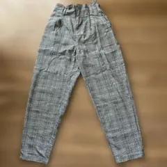 ピンクラテ◆チェックパンツ◆160