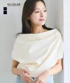 ベースメントオンライン ドレープ ポンチ トップス