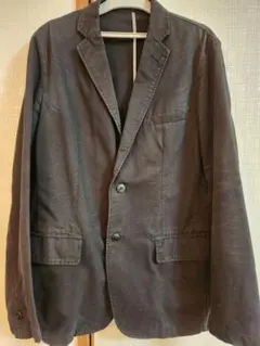 G.U　テーラードジャケット メンズ カジュアルジャケット 濃紺 Lサイズ