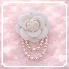 入園入学式 コサージュパール 白　フォーマル ママ セレモニースーツ