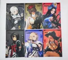 勝利の女神 NIKKE アニメイト特典 ポストカード 6枚セット フルコンプ