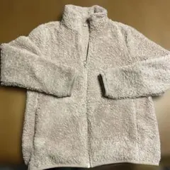 ベージュ フリースジャケット Mサイズ