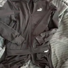 未使用 プーマ ジャージ Ｌサイズ ブラック 上下セット