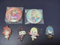 学園アイドルマスター ラバーマスコット、缶バッチ