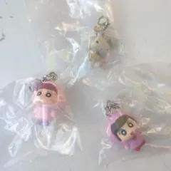 クレヨンしんちゃん　めじるしアクセサリー2 パステルカラー　３つ ②