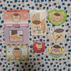 【ちいかわ】カード&缶バッジセット くりまんじゅう